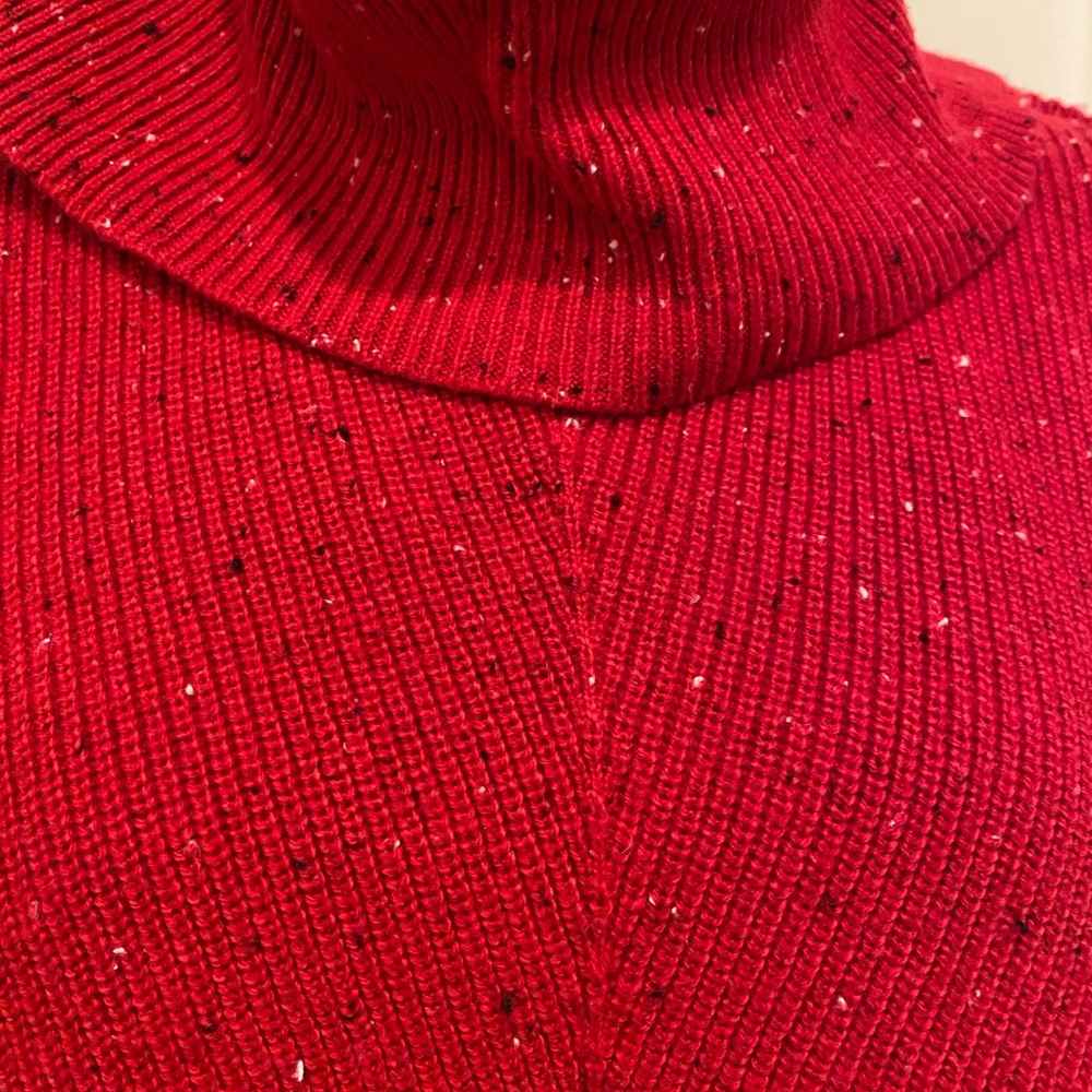 TALBOTS size large petite red sweater